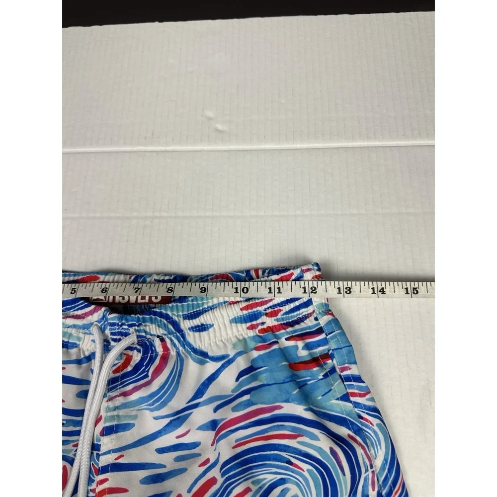RSVLTS Swim Trunks Boys Lot Of 2 Watercolor Waves Surfer/Bomb-pop Lined